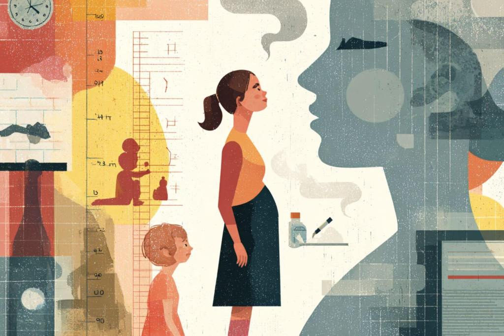 El estudio asocia el tabaquismo prenatal y el exceso de peso en el embarazo con un mayor riesgo de obesidad infantil desde los primeros años.