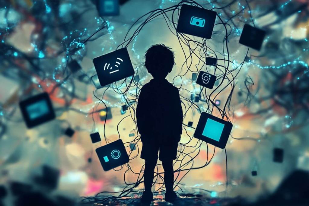 Redes, videojuegos y apps: una maraña digital que empieza a envolver a los más pequeños.

