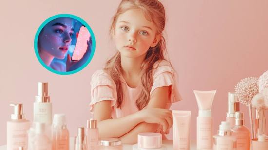 Cada vez más niñas adoptan rutinas faciales complejas con productos diseñados para adultos, inspiradas por vídeos virales en TikTok.