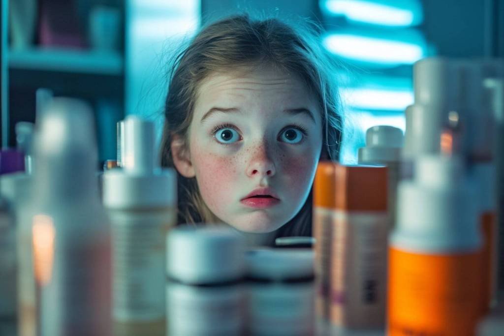 La sobreexposición a ingredientes como retinol o ácidos exfoliantes puede alterar la piel infantil y provocar dermatitis alérgica de contacto.
