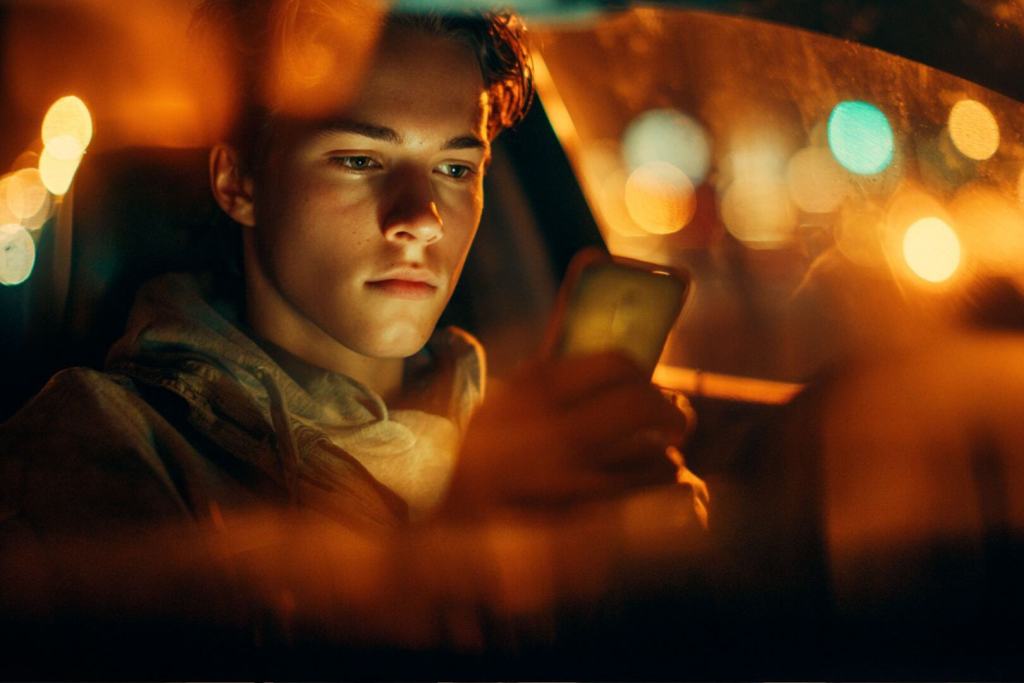 Uno de cada cuatro adolescentes reconoce que sus miradas al móvil mientras conduce duran más de dos segundos, el umbral crítico que multiplica por cinco el riesgo de accidente.