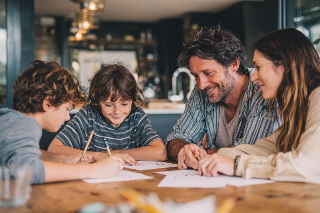Hacer juntos los Círculos de control fortalece el vínculo familiar y enseña a los niños a gestionar sus emociones