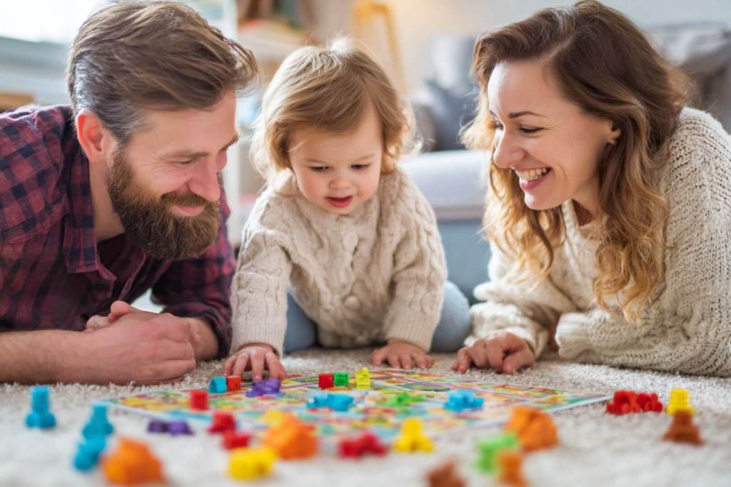 Compartir un juego de mesa con los más pequeños es una forma divertida de aprender y pasar tiempo juntos.
