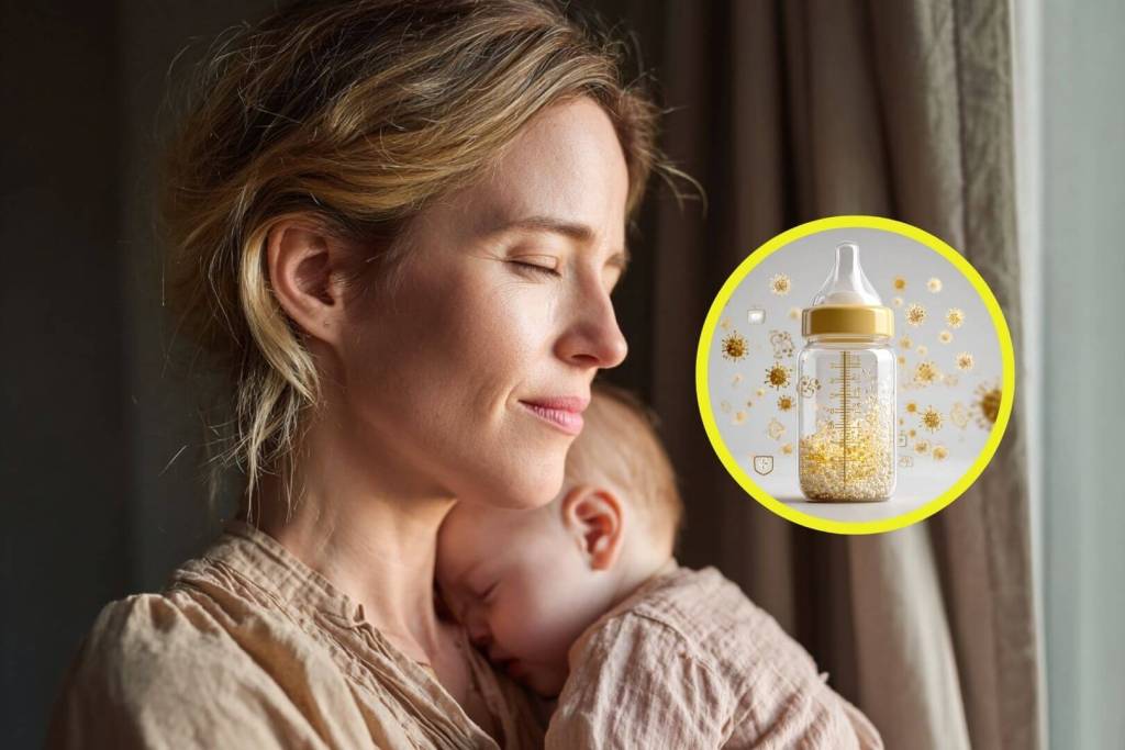 La lactancia materna exclusiva durante el primer mes protege al bebé, incluso si ha nacido por cesárea, ayudando a reducir la carga de bacterias resistentes a antibióticos